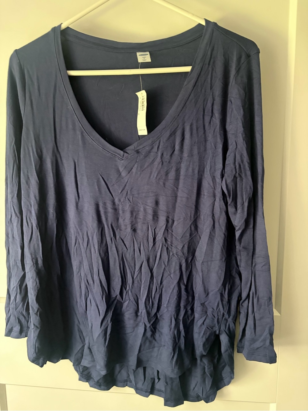 Old Navy Long Sleeve V-Neck Tee - Navy - S - NWT